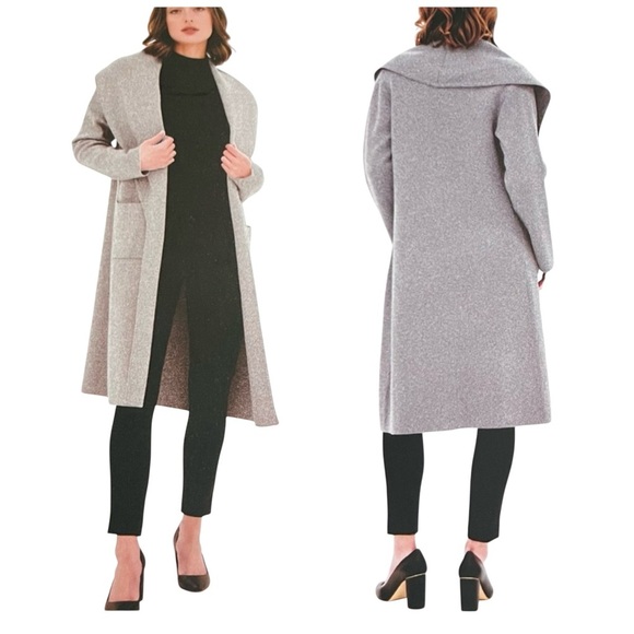 Max Sport Long Cardigan Duster Knit Sweater - Picture 2 of 5